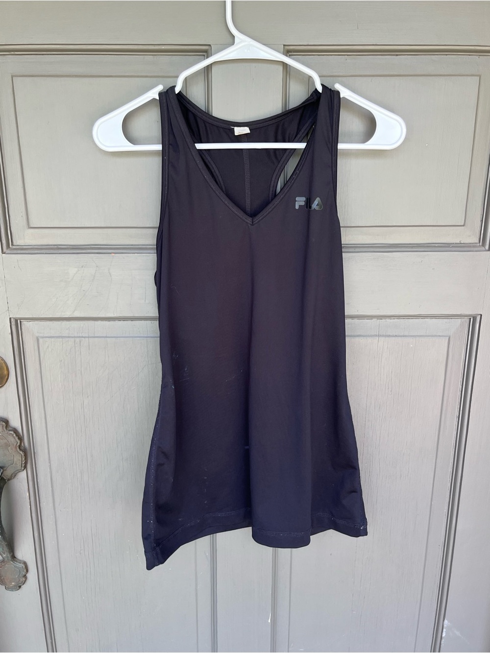 Fila Black Athletic Racerback Tank Top